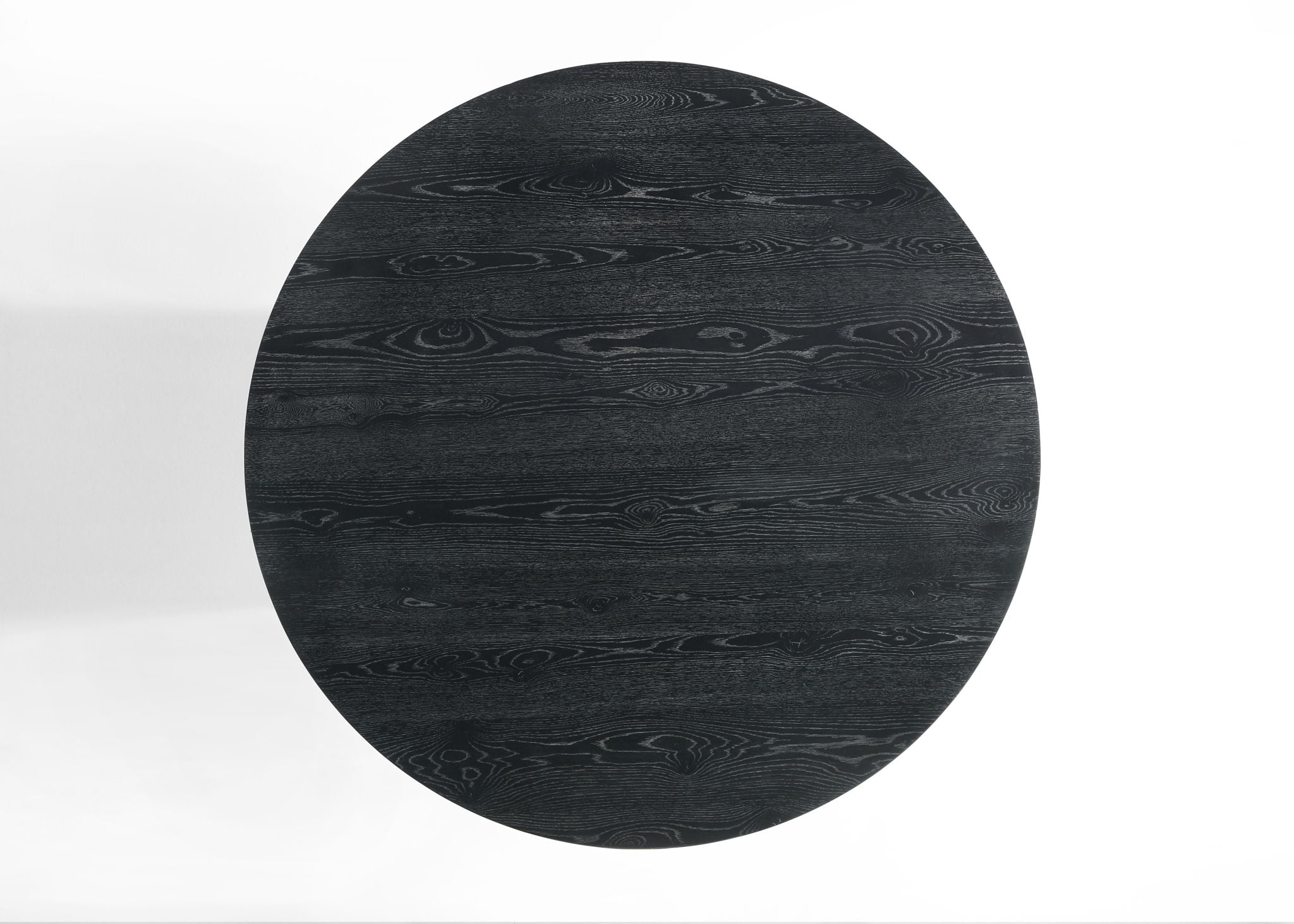 Jasper - Wide Round Dining Table - Black