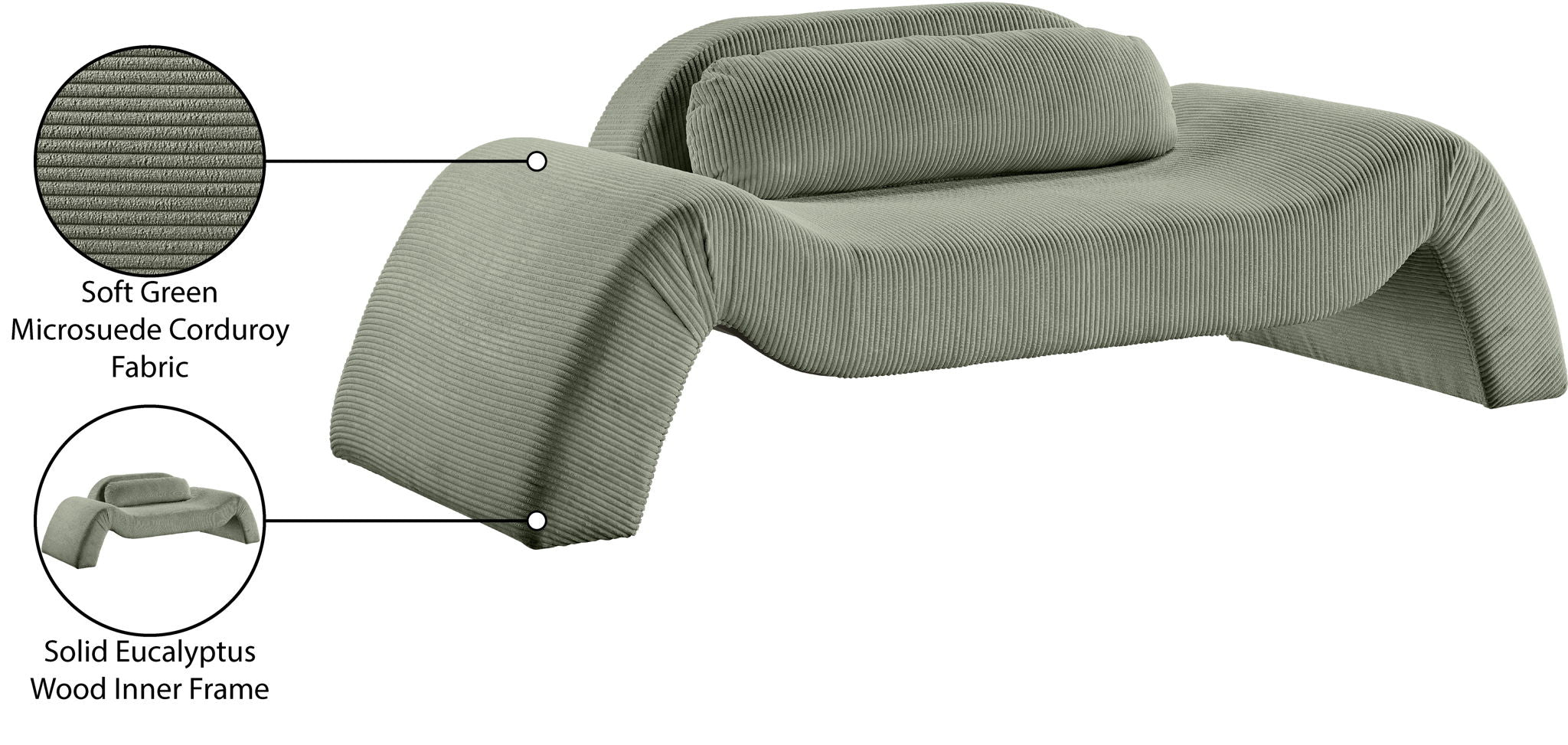Austin - Corduroy Loveseat