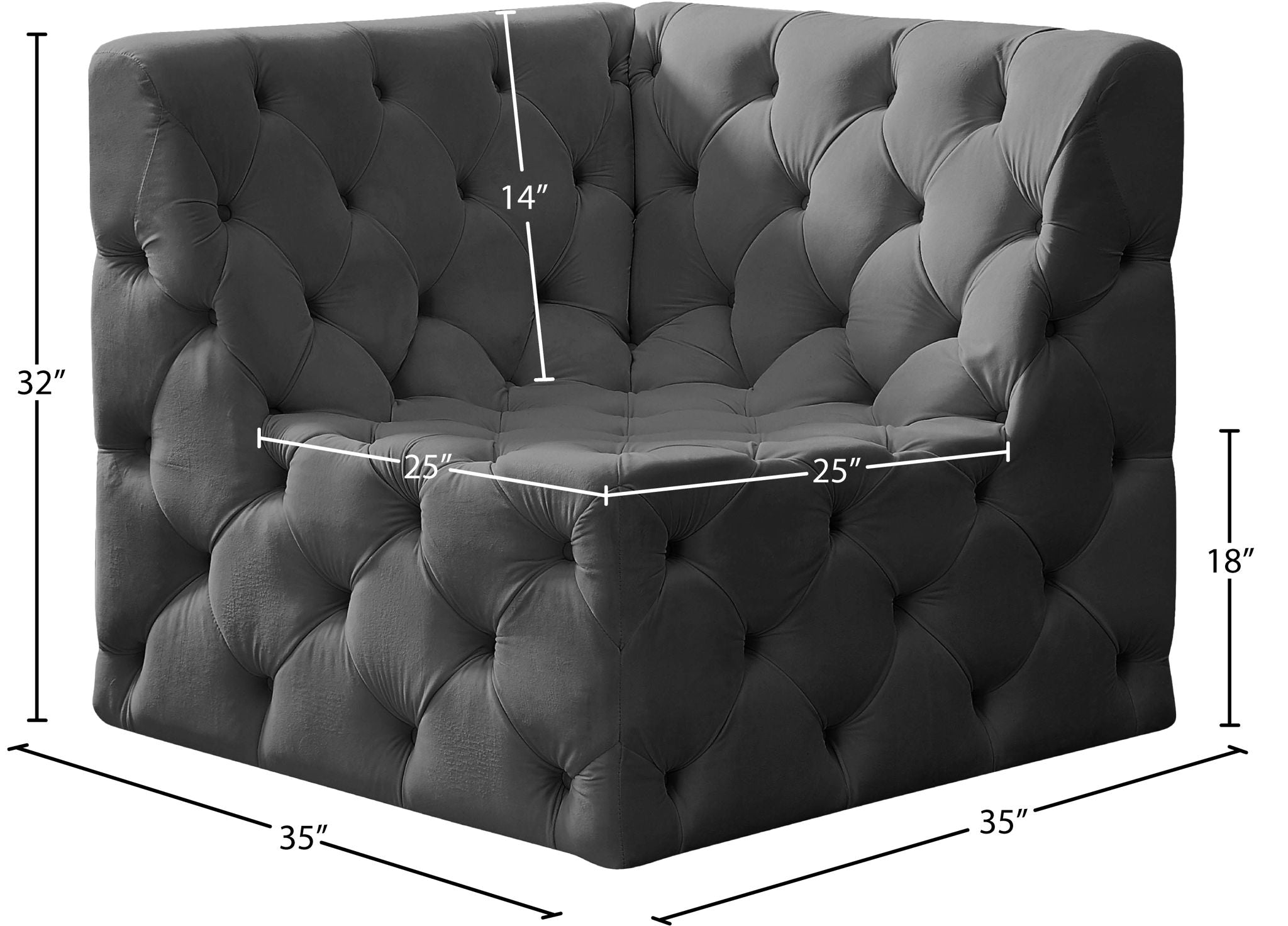 Tuft - Corner Chair