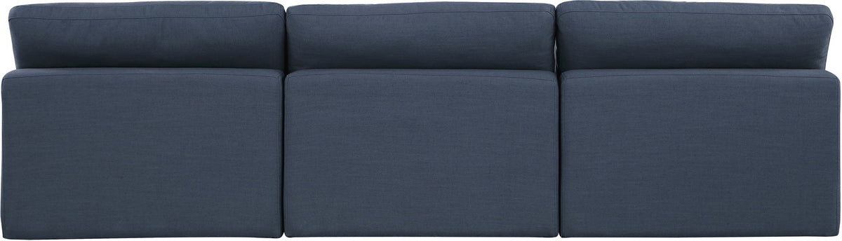 Comfy - Linen Modular Armless Sofa 3 Seats