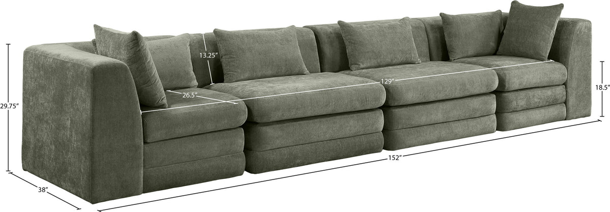 Stellar - 4 Piece Upholstered Modular Sectional