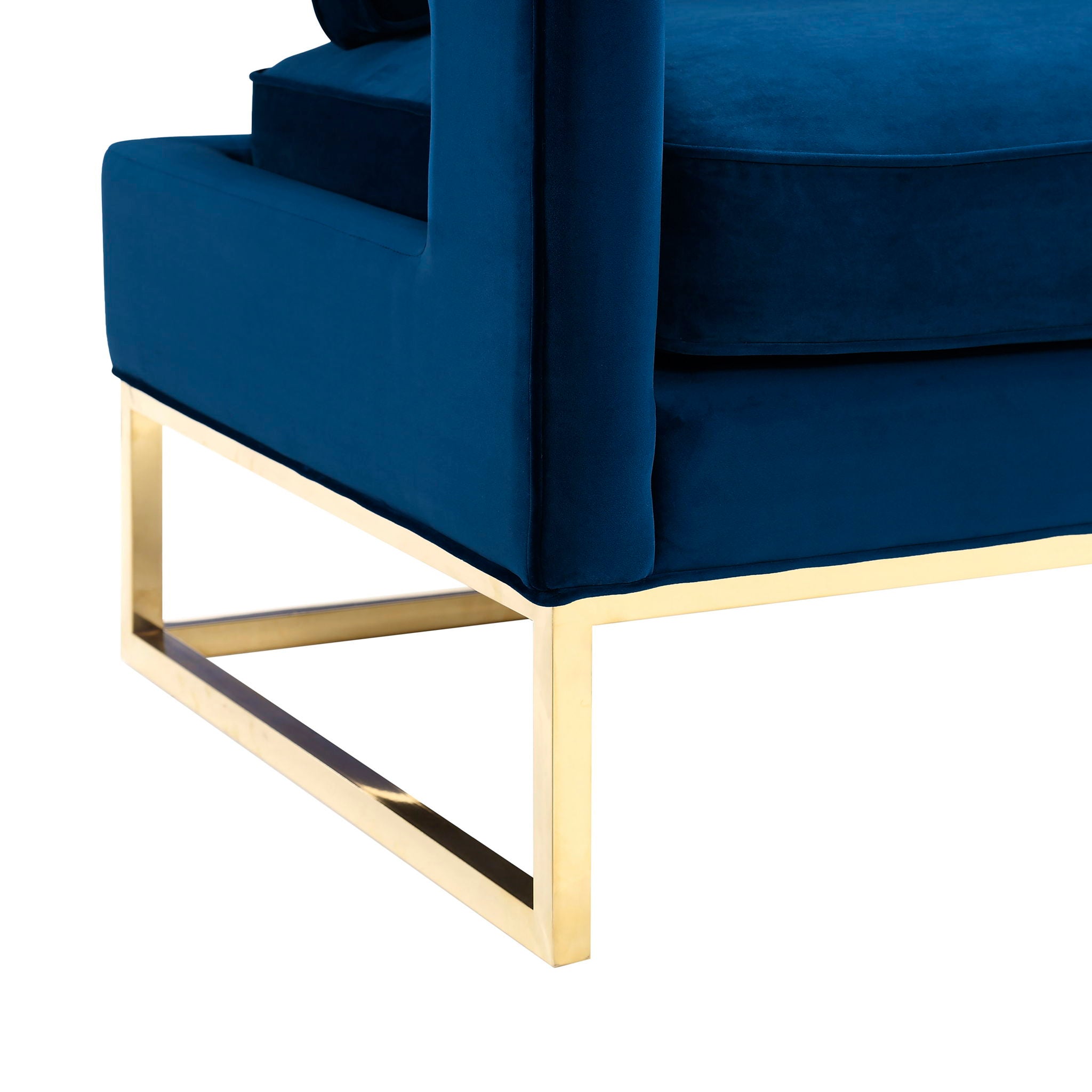 Avery - Velvet Chair - Navy