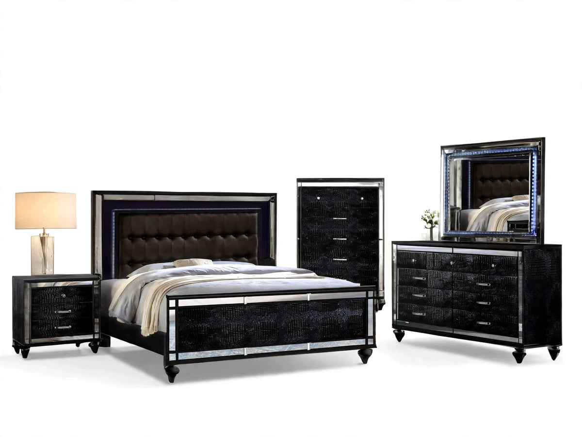 Jade White Bedroom Set
