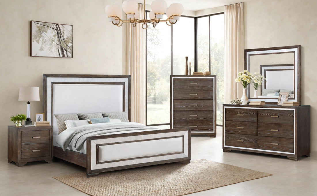 Lumina Walnut Bedroom Set - Original