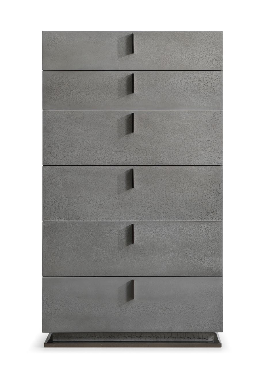 Buckley - Modern Grey Crackle Chest