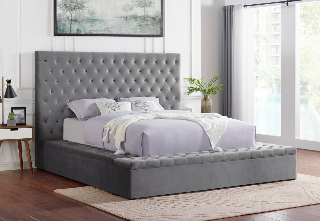 Paris  Platform Bed Queen, King