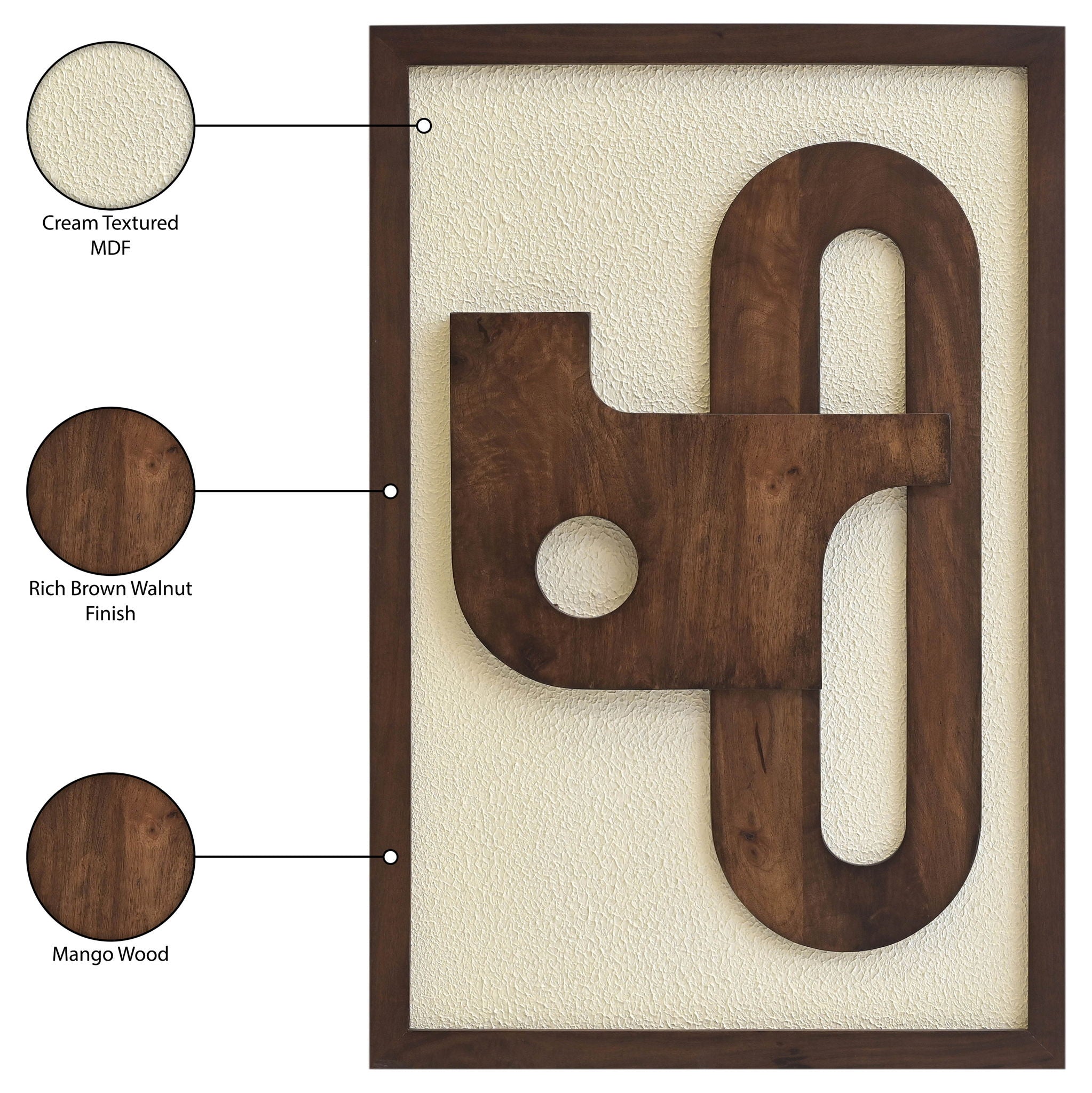 Arid - Mango Wood Wall Decor