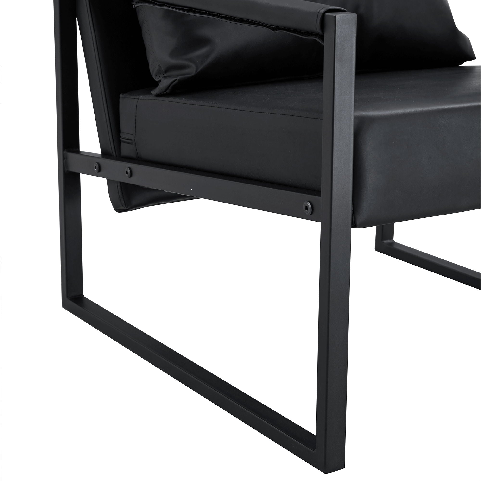 Classic And Metal Frame Sofa, Ergonomically Designed, A Perfect Blend Of Modern And Industrial Styles