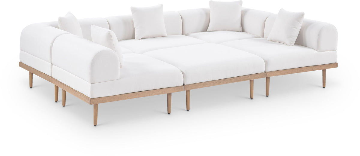 Laguna - 6 Piece 142" Outdoor Patio Modular Sectional