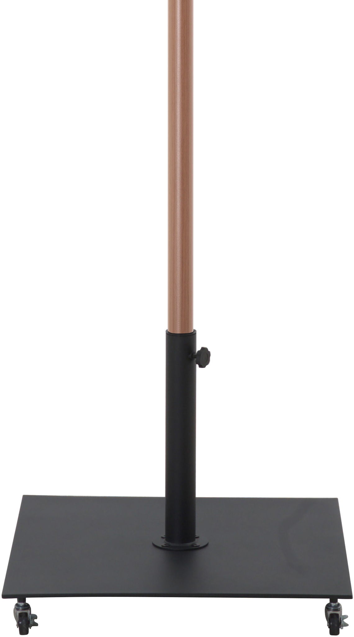 Amalfi - Aluminum Patio Umbrella - Black Base / Light Brown Pole