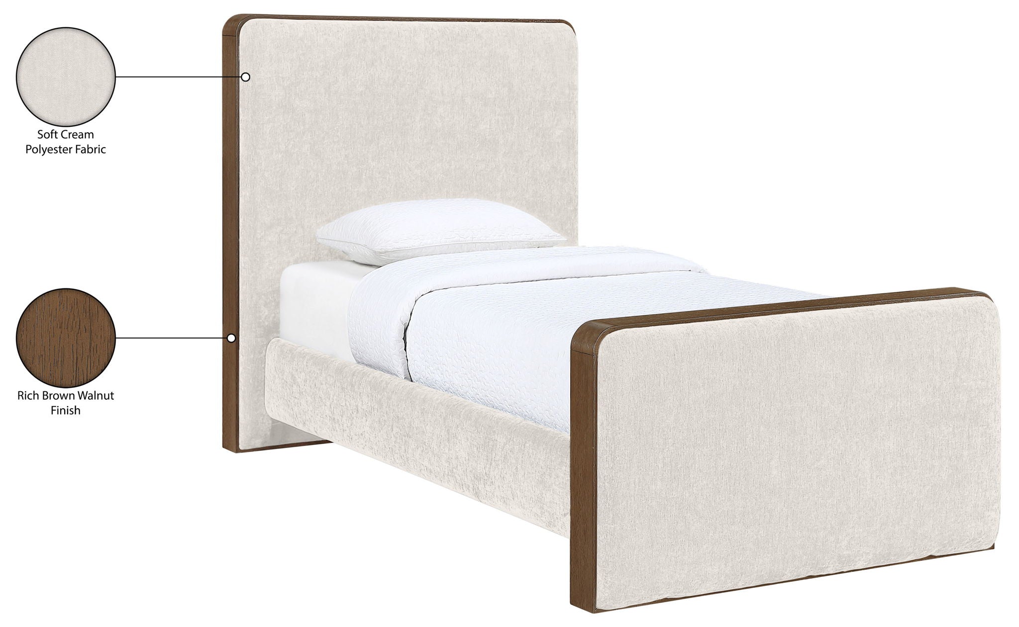Dalton - Fabric Bed