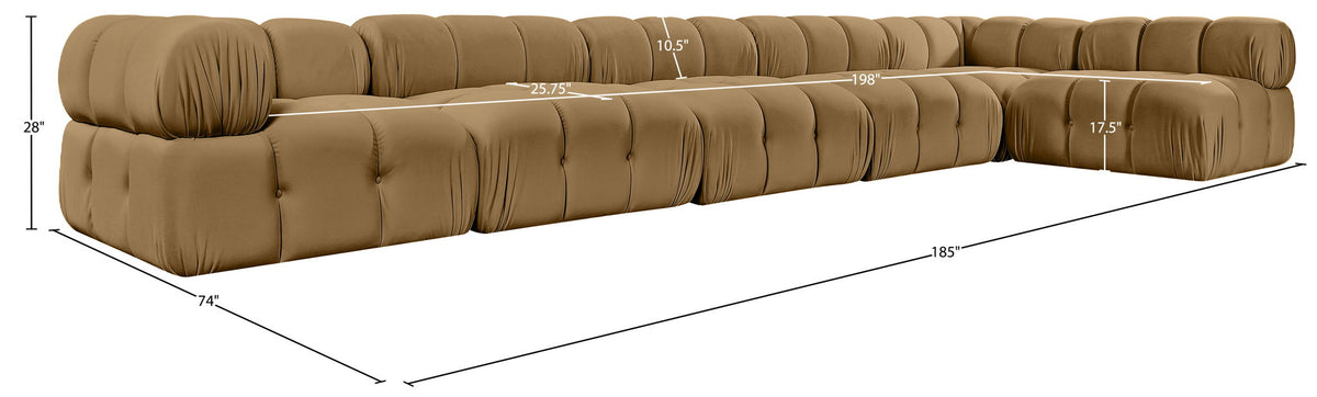 Orin - 6 Piece Modular Sectional (4 Modular Chairs, 2 Corner Chairs)