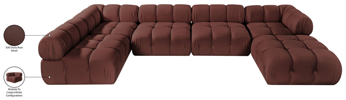 Orin - 6 Piece Modular Sectional (3 Modular Chairs, 2 Corner Chairs & Ottoman)