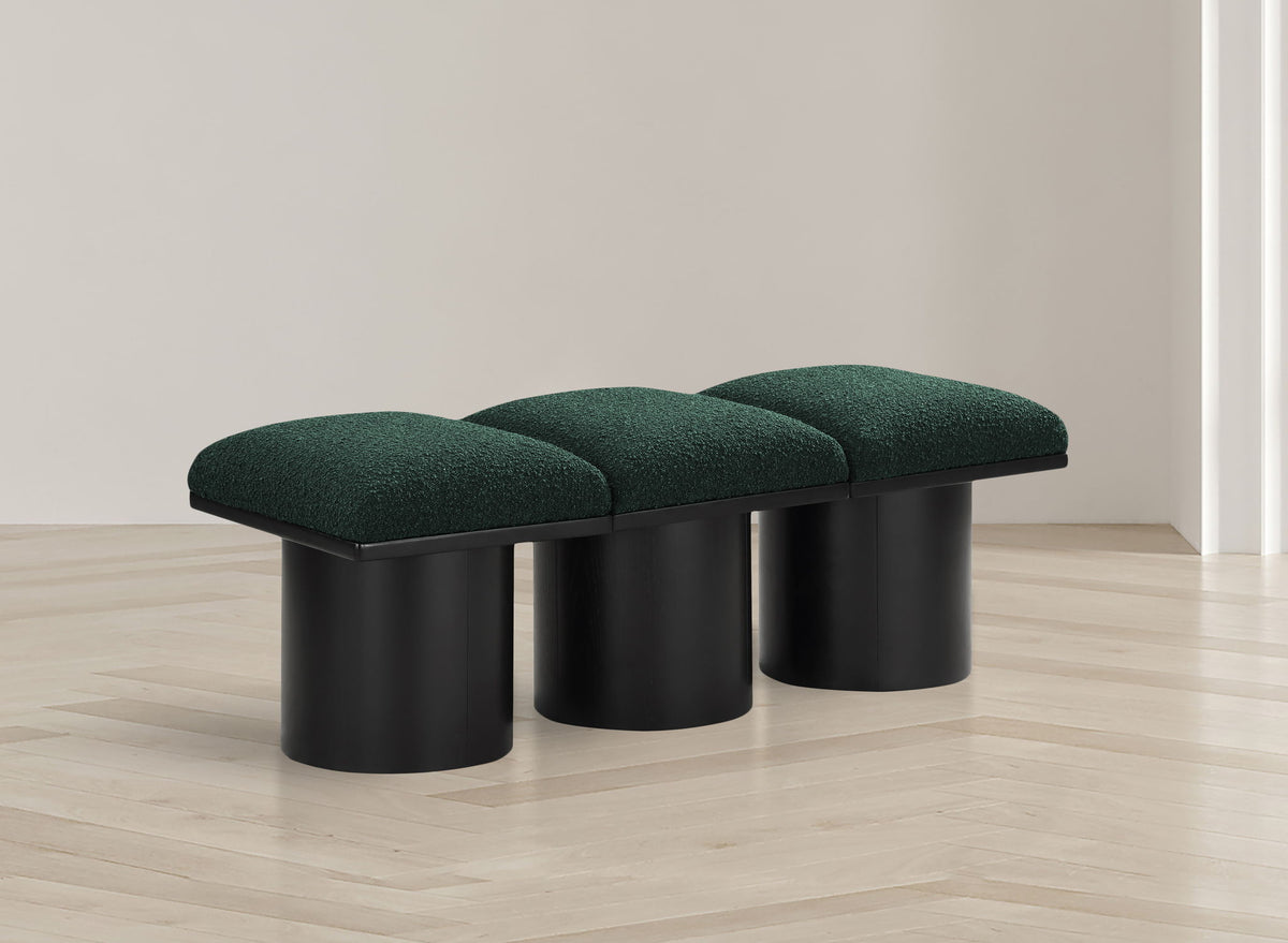 Pavilion - 3 Piece Modular Bench With Black Base