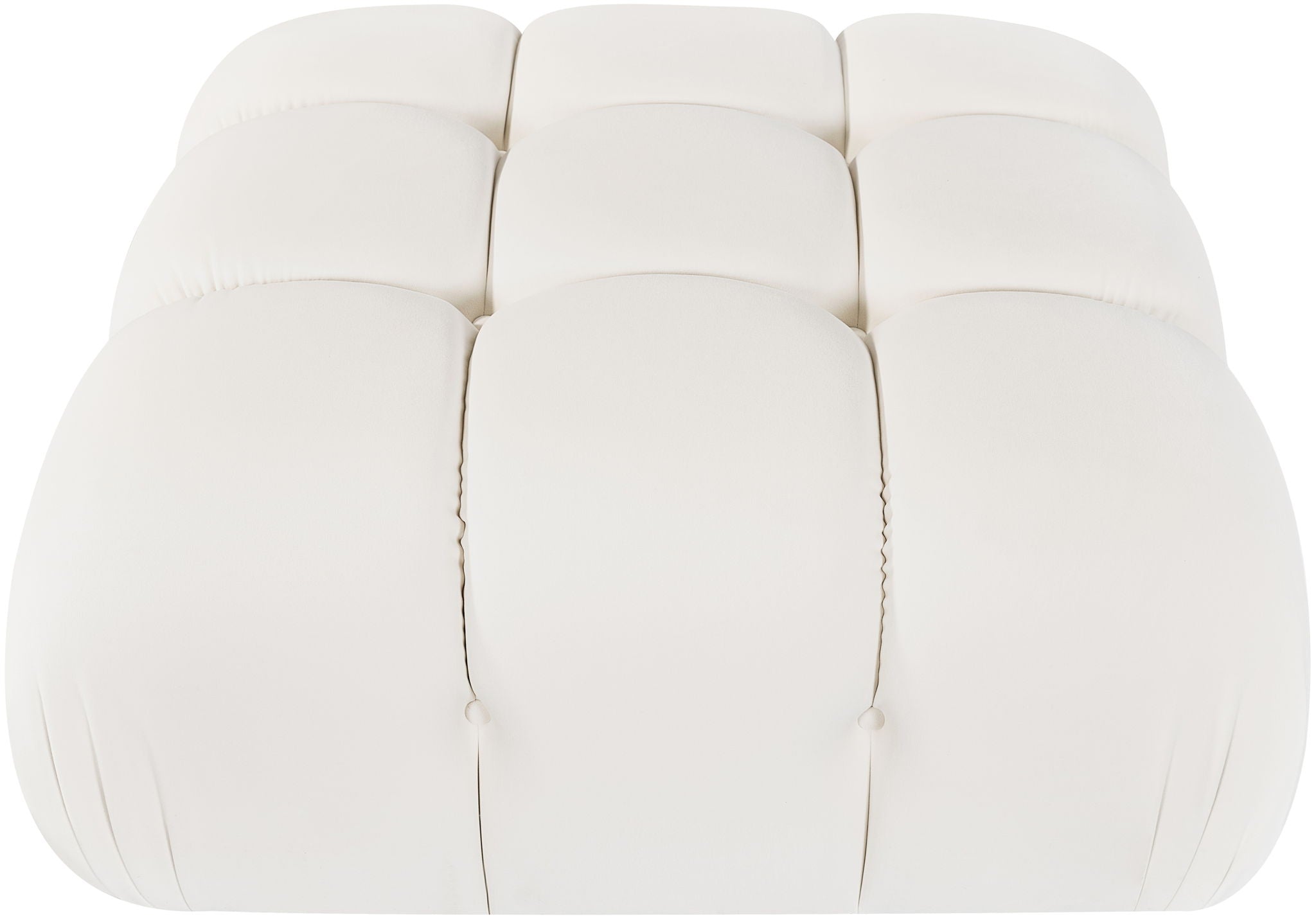 Orin - Velvet Performance Fabric Upholstered Modular Ottoman