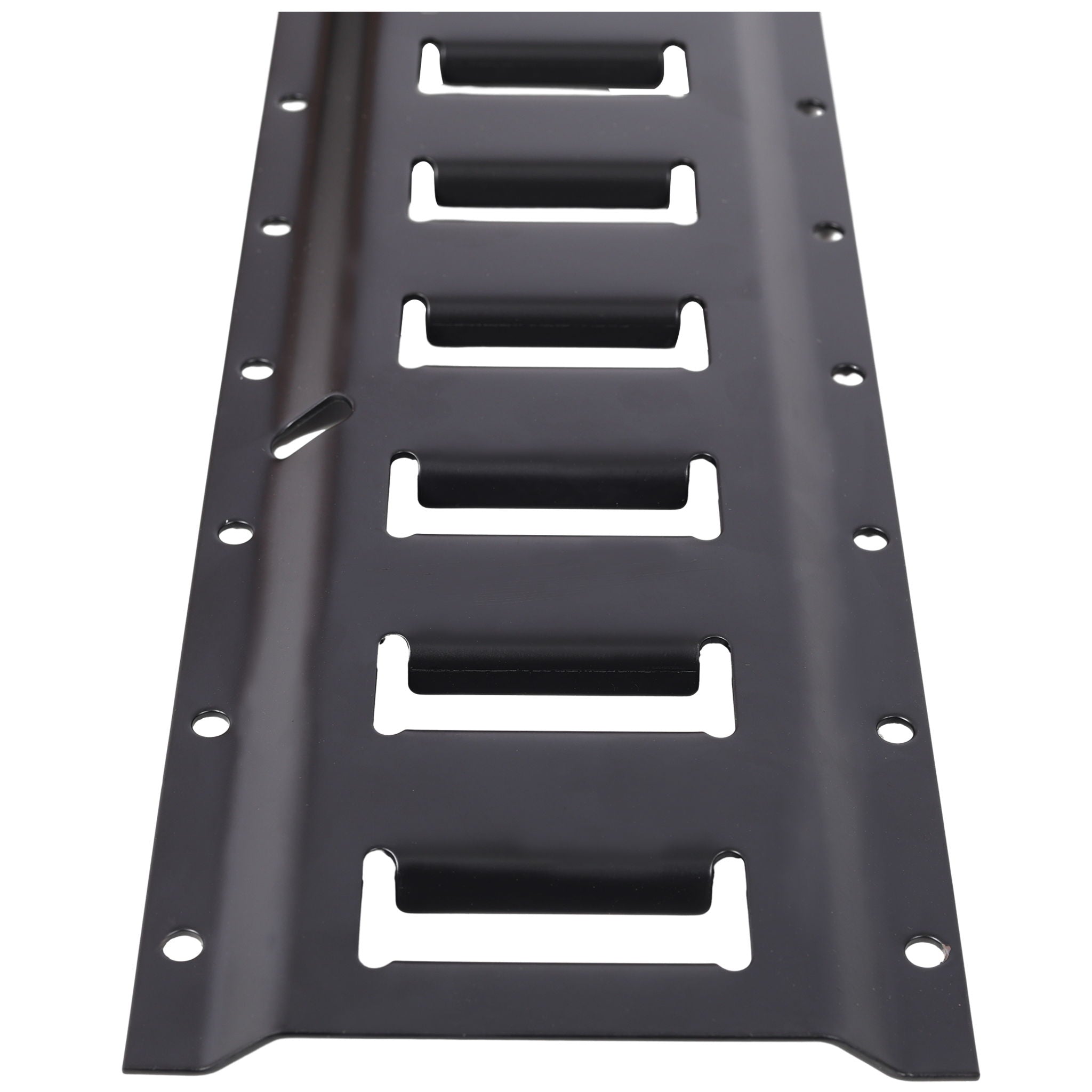 12 Pieces E Track Tie-Down Rail Kit For Trucks, Vans, Garages - Black