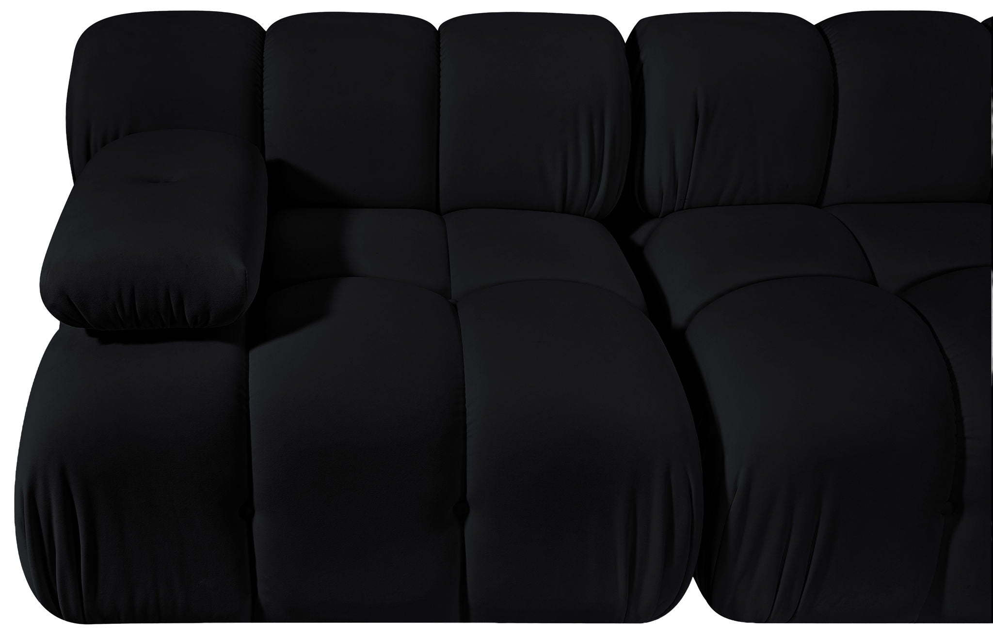 Orin - Velvet Performance Fabric Upholstered 2 Piece Modular Sofa