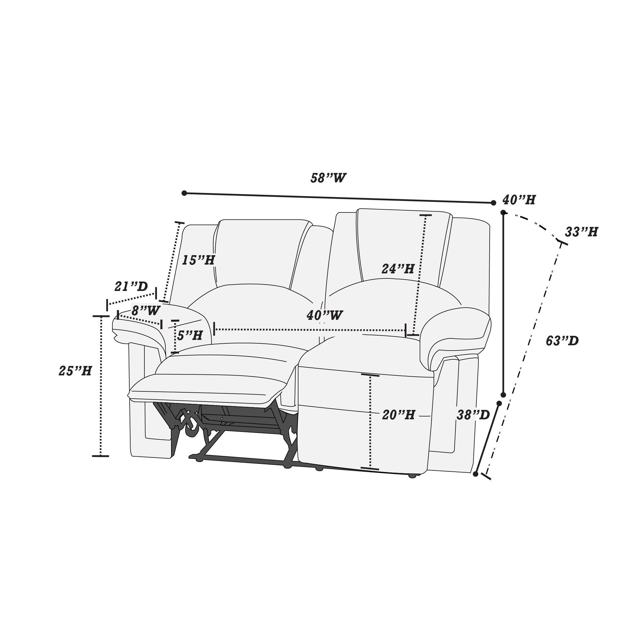 Modern Living Room Set, Cushion Backrest And Pillow Armrest