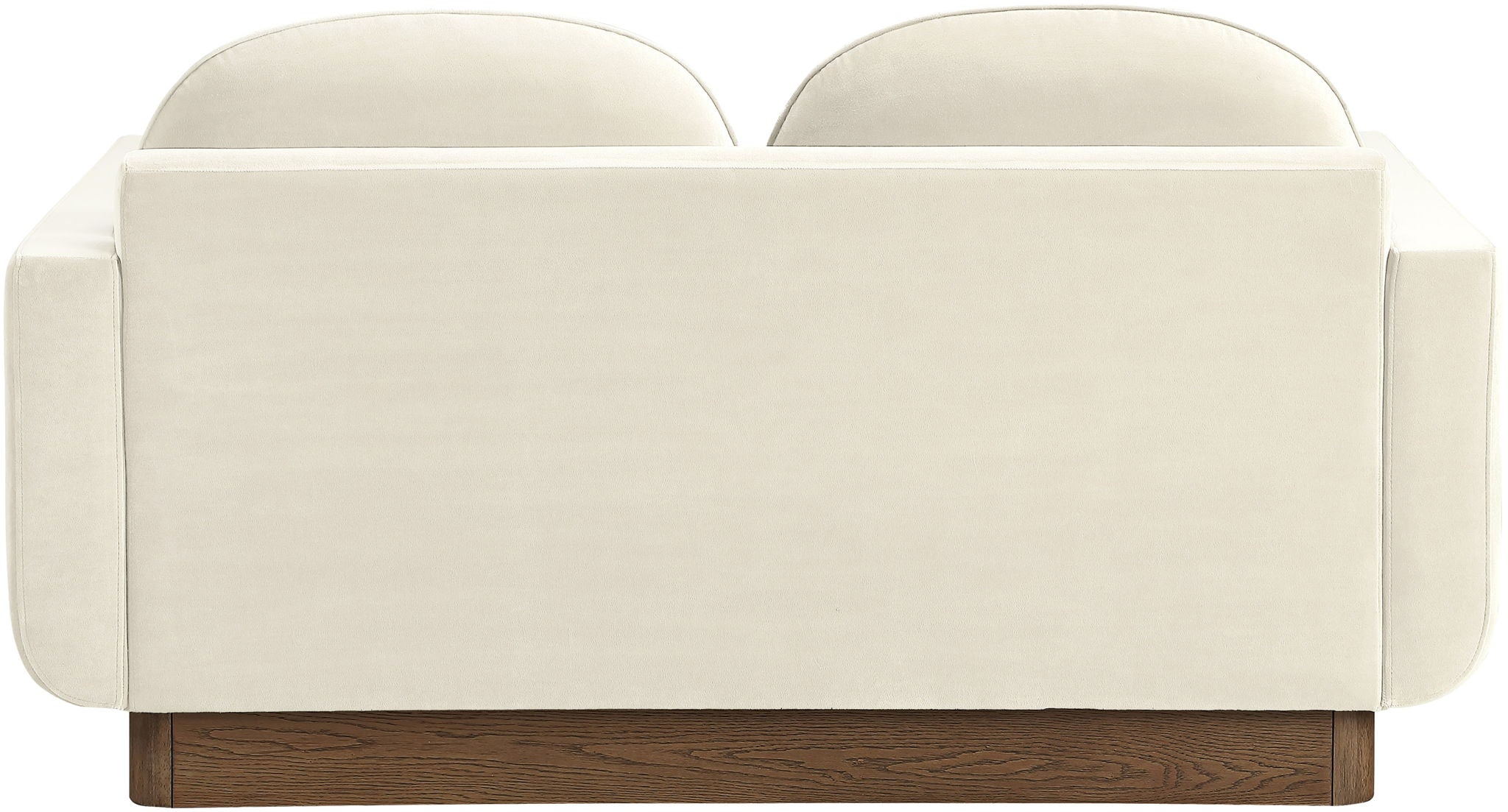 Diviento - Velvet Performance Fabric Upholstered Loveseat