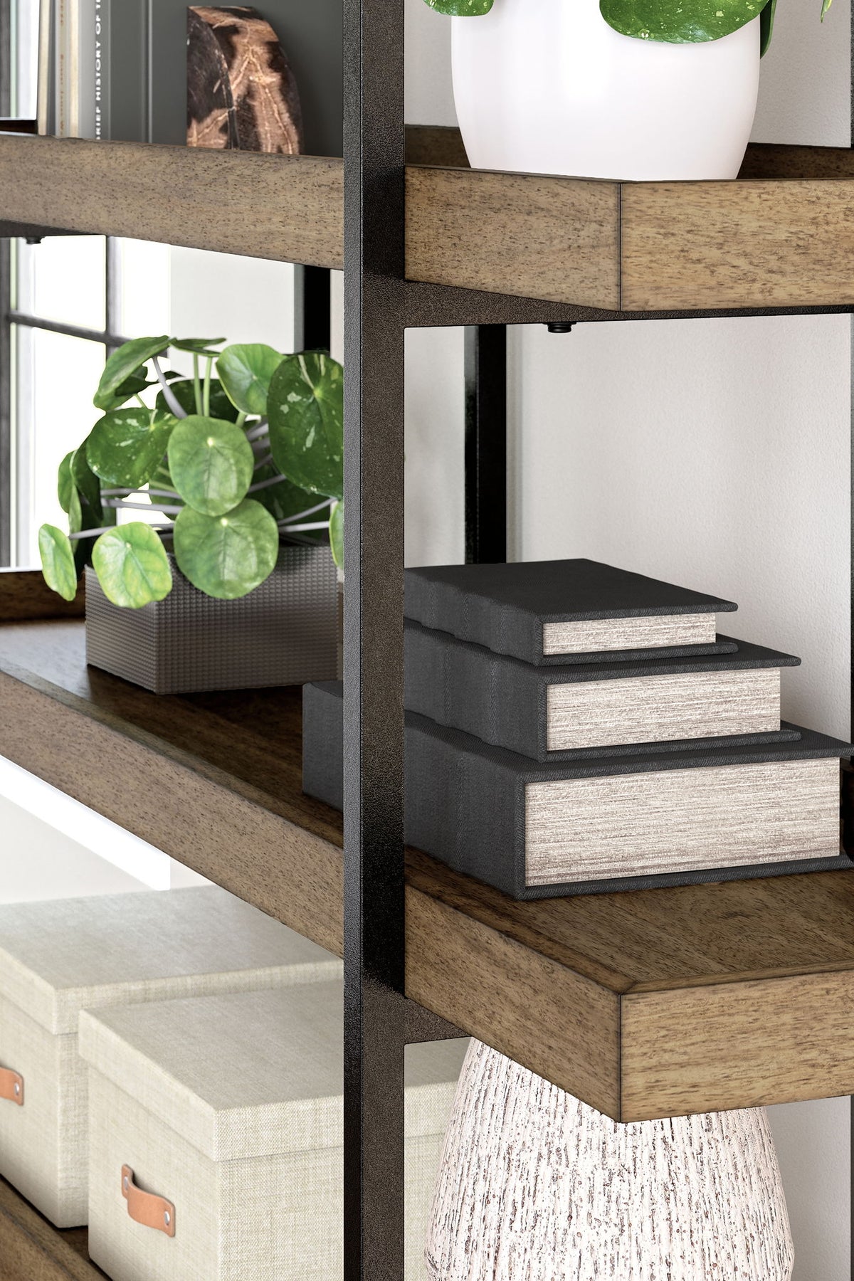 Montia - Bookcase - Light Brown