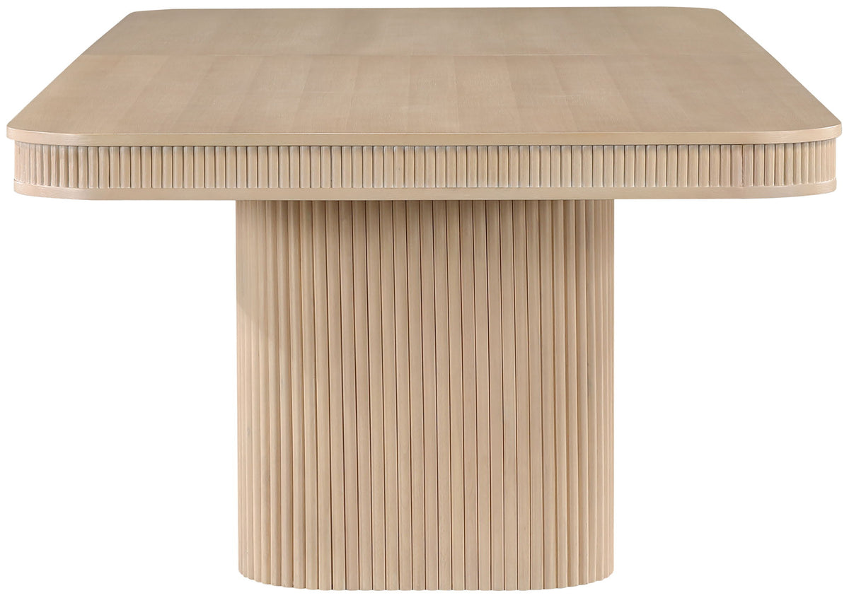 Mohari - Solid Wood And Oak Veneer 112" / 160" Dining Table