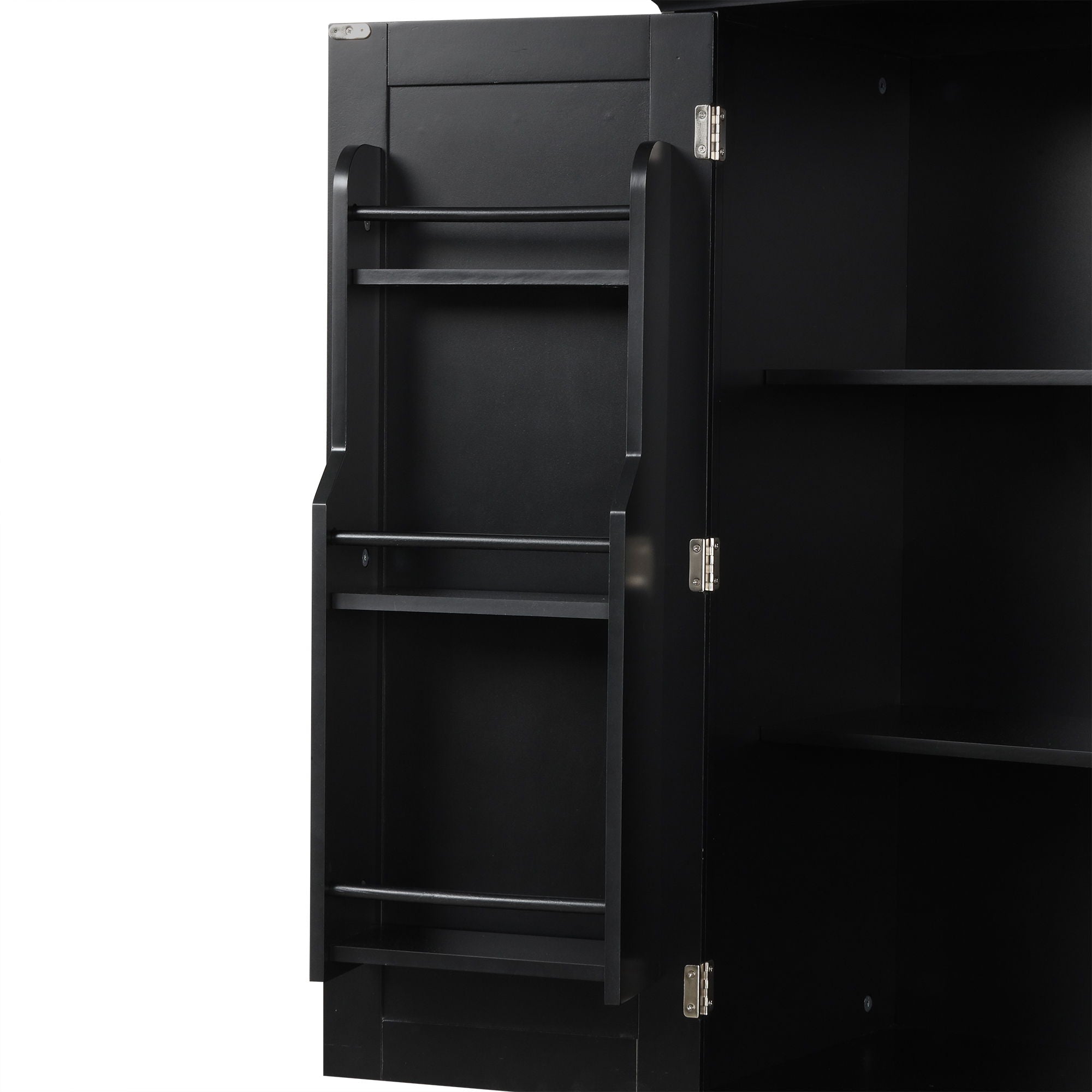 Bathroom Storage Cabinet With Doors And Drawer, Adjustable Shelf