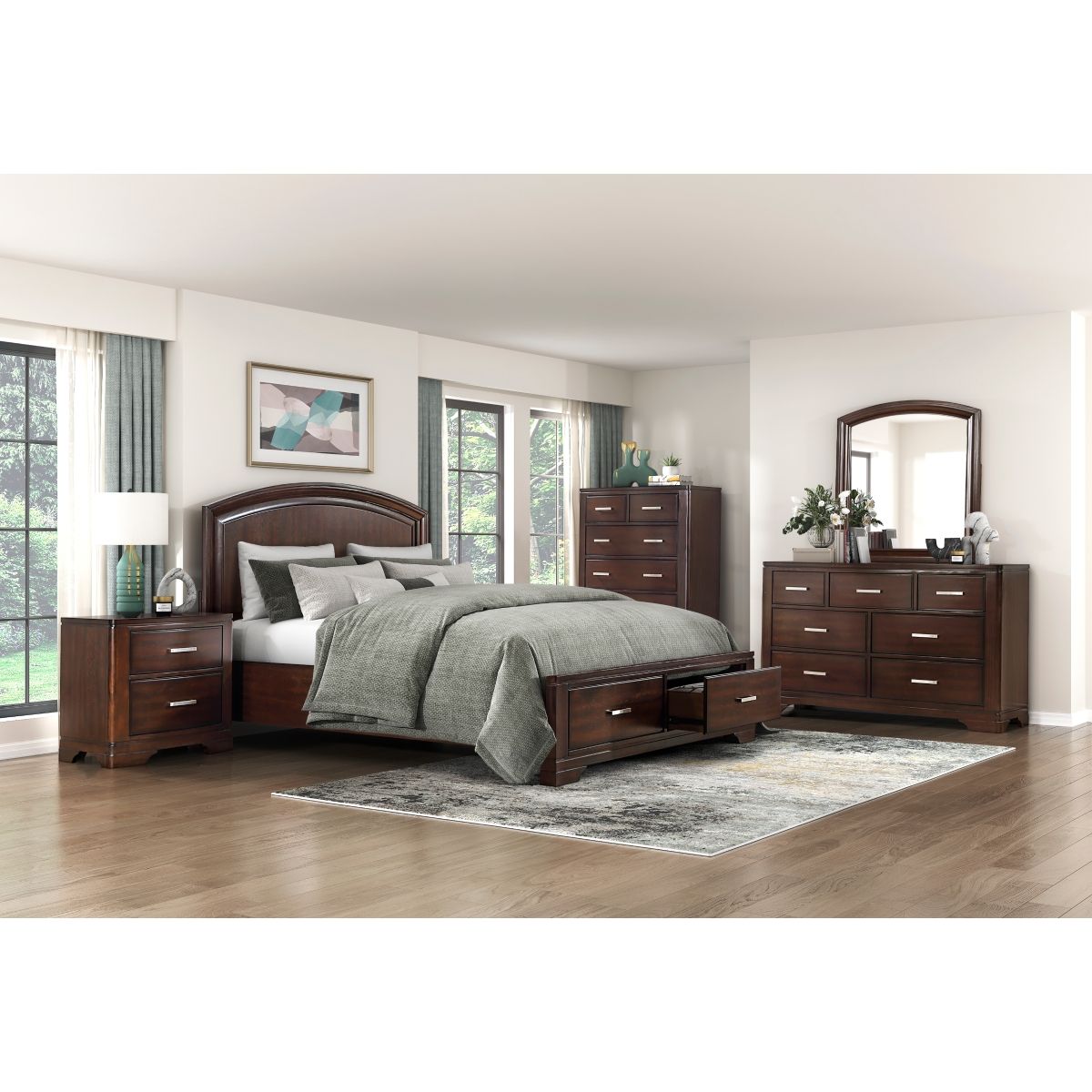 Hudson - Platform Bed With Storage Footboard