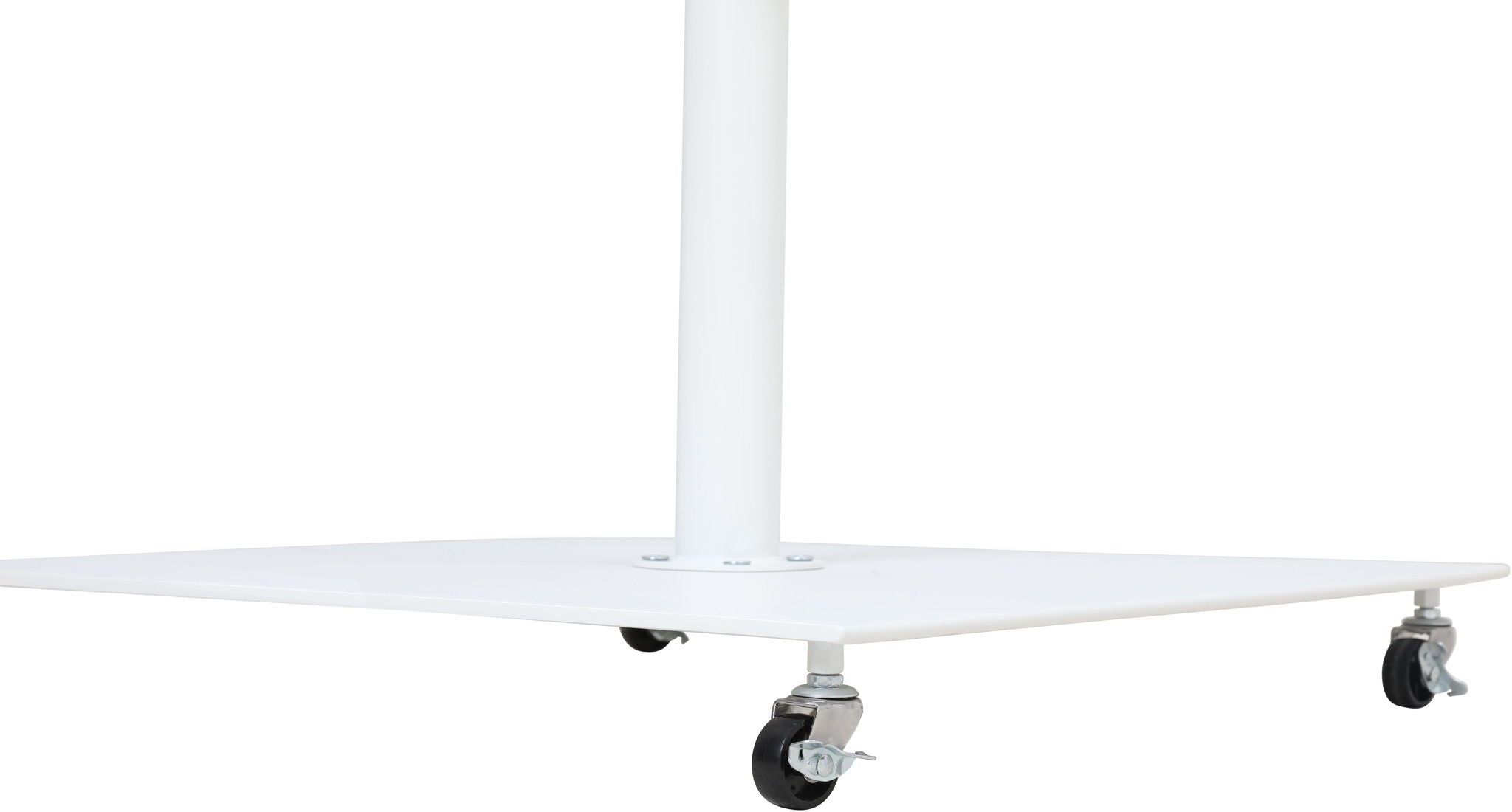 Fiji - Aluminum Patio Umbrella With Square White And Teak Base