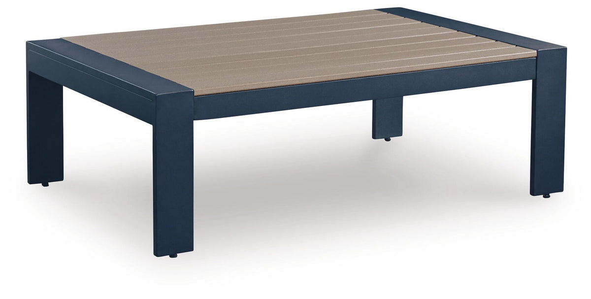 East Beach - Blue - Rectangular Cocktail Table