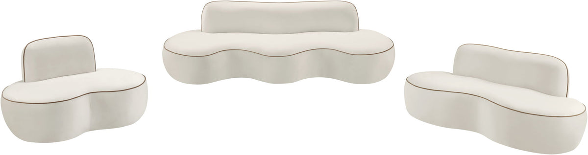 Swerve - Velvet 77" Upholstered Loveseat