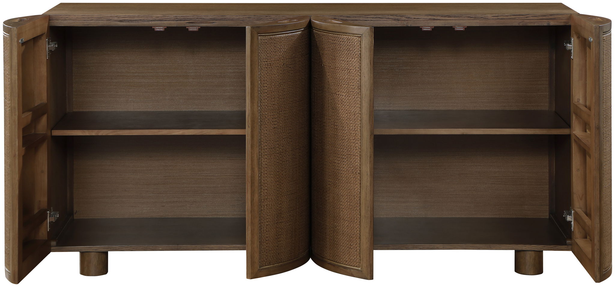 Norin - Solid Wood And Oak Veneer Sideboard/Buffet