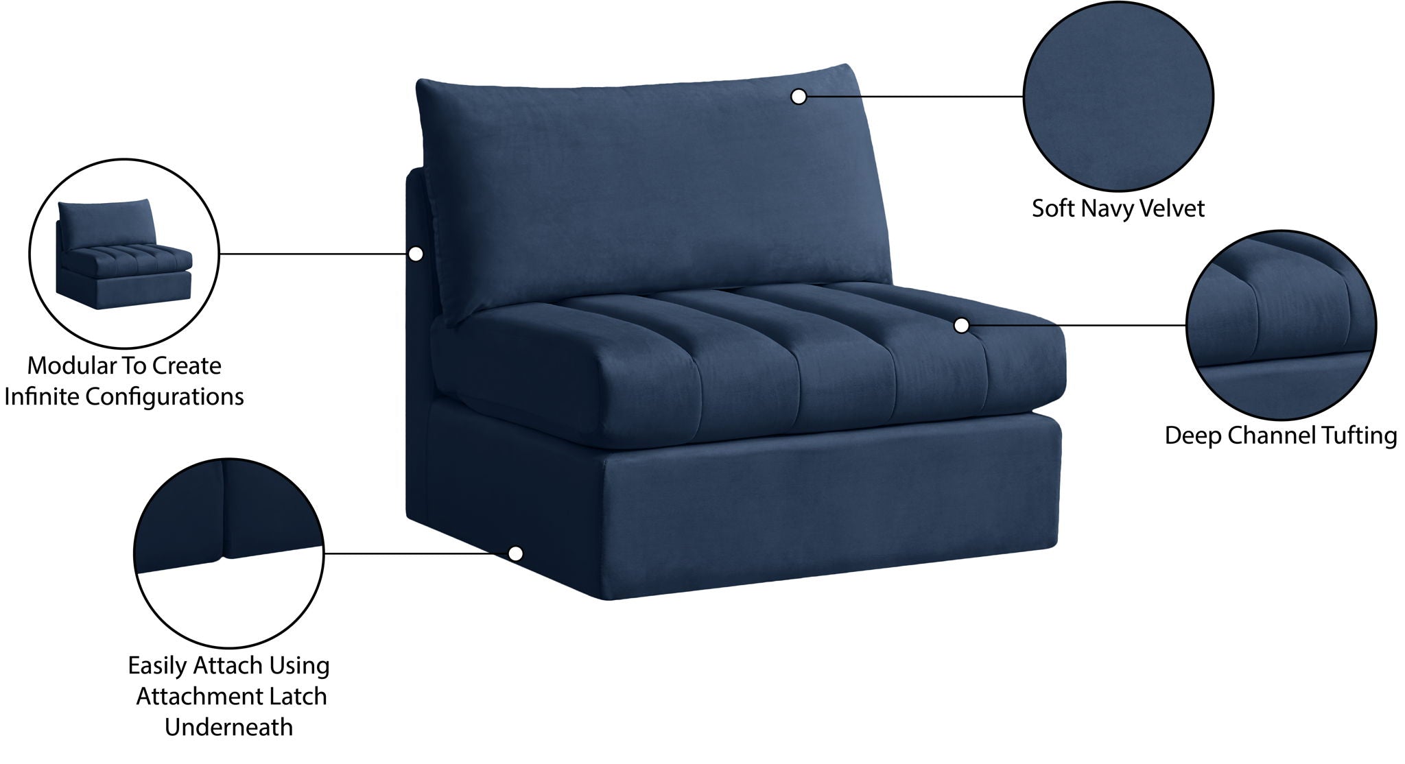 Jacob - Armless Chair