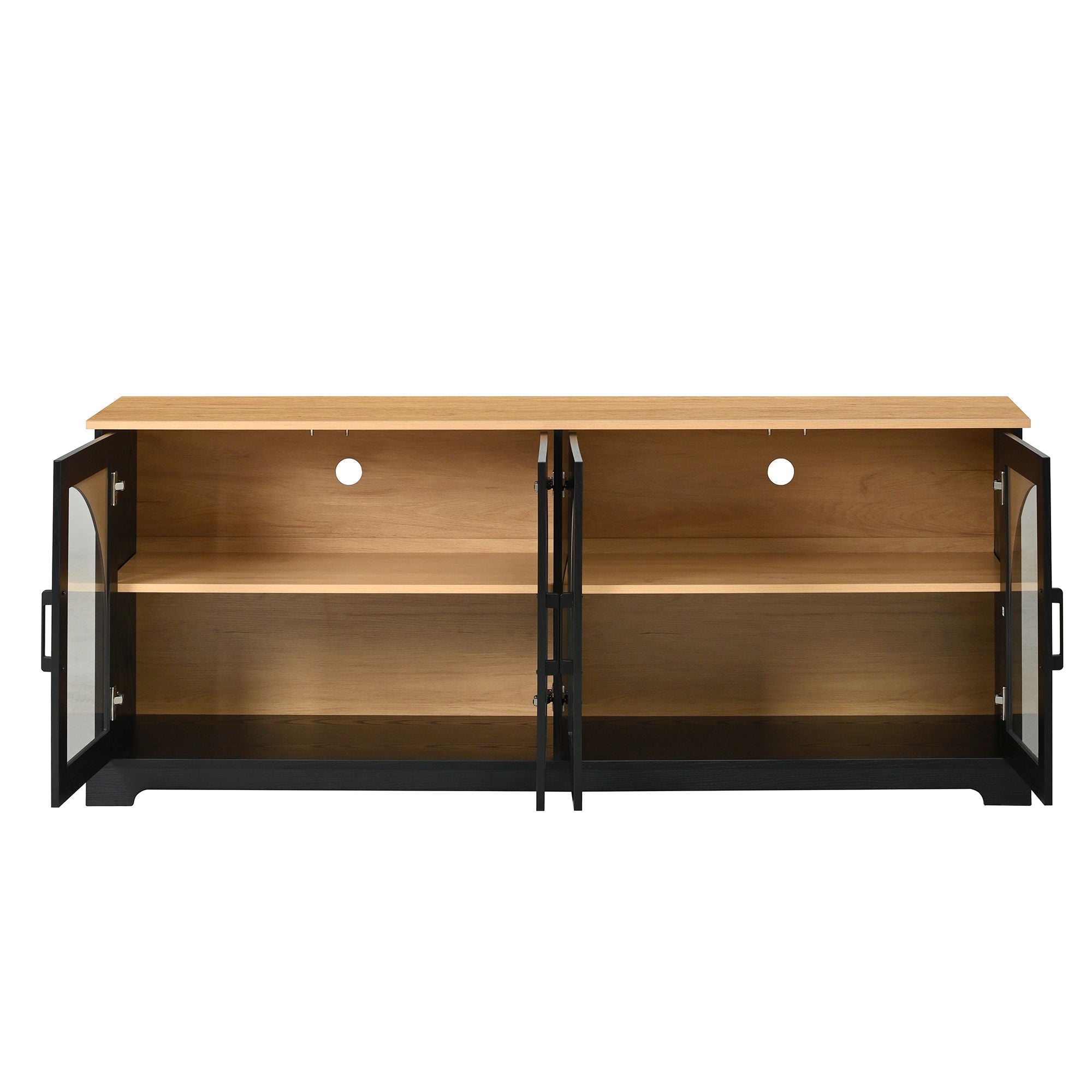 TV Stand With Semi Arched Doors