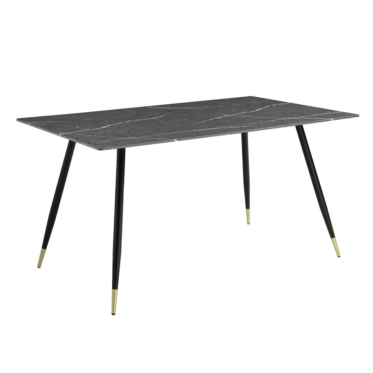 Clemente - 5 Piece Dining Room Set (Table & 4 Side Chairs) - Black