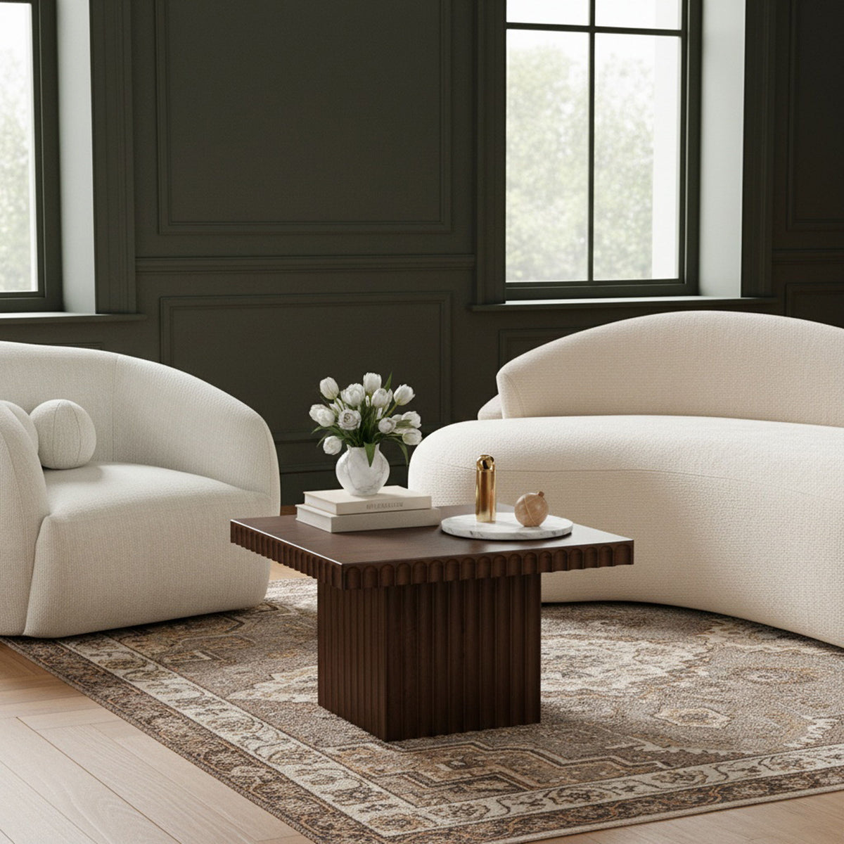 Spencer - 15" Oak Veneer Coffee Table