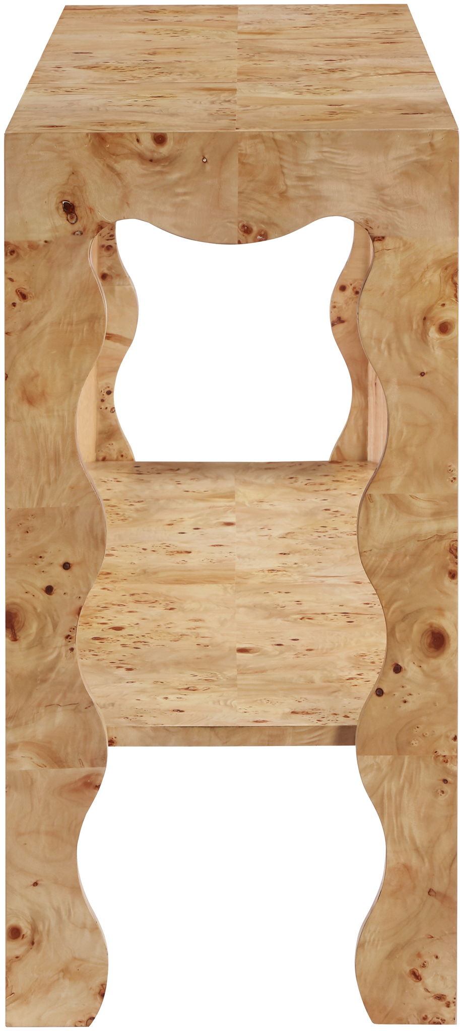 Vassa - Burl Veneer Console Table