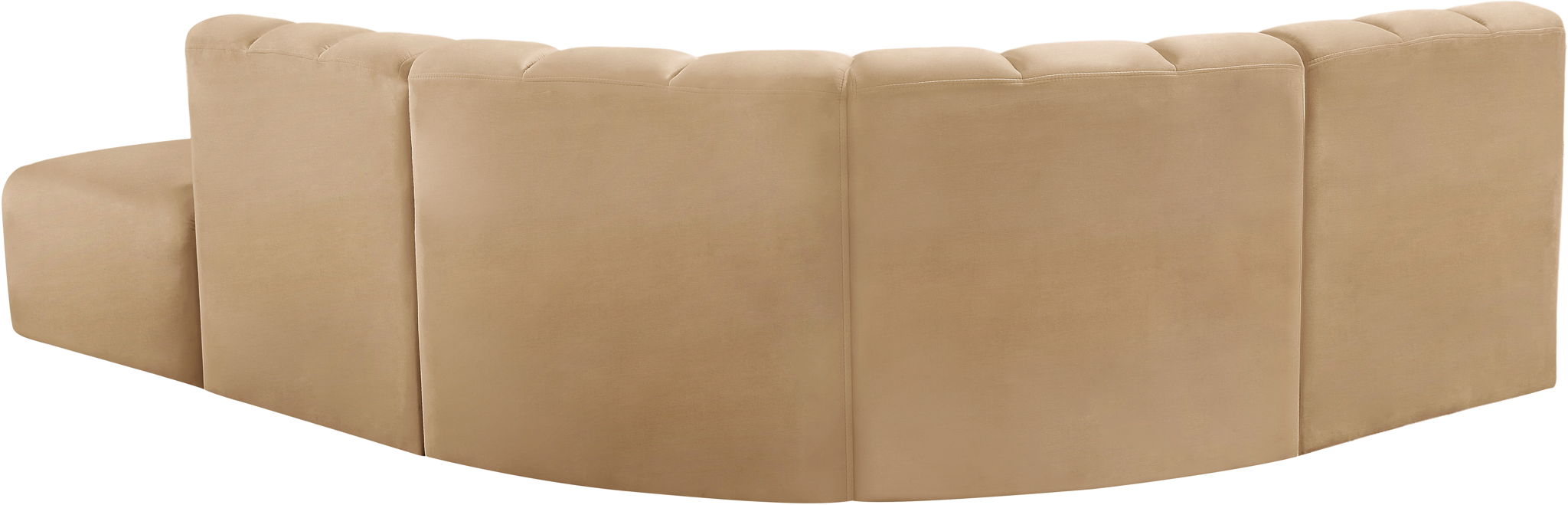 Arc - Velvet 5 Piece Corner Modular Sofa