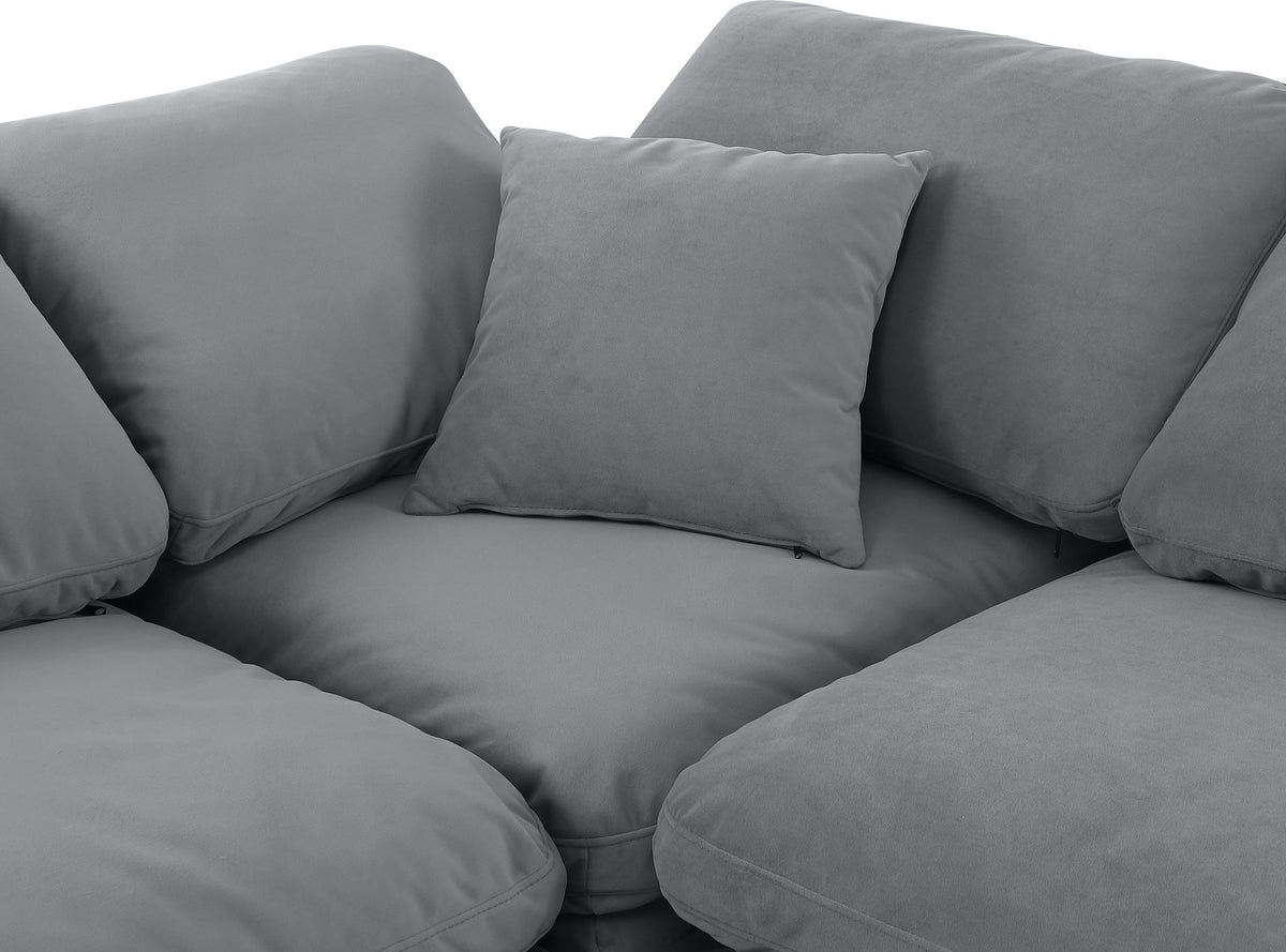 Indulge - Velvet 8 Piece Modular Sectional