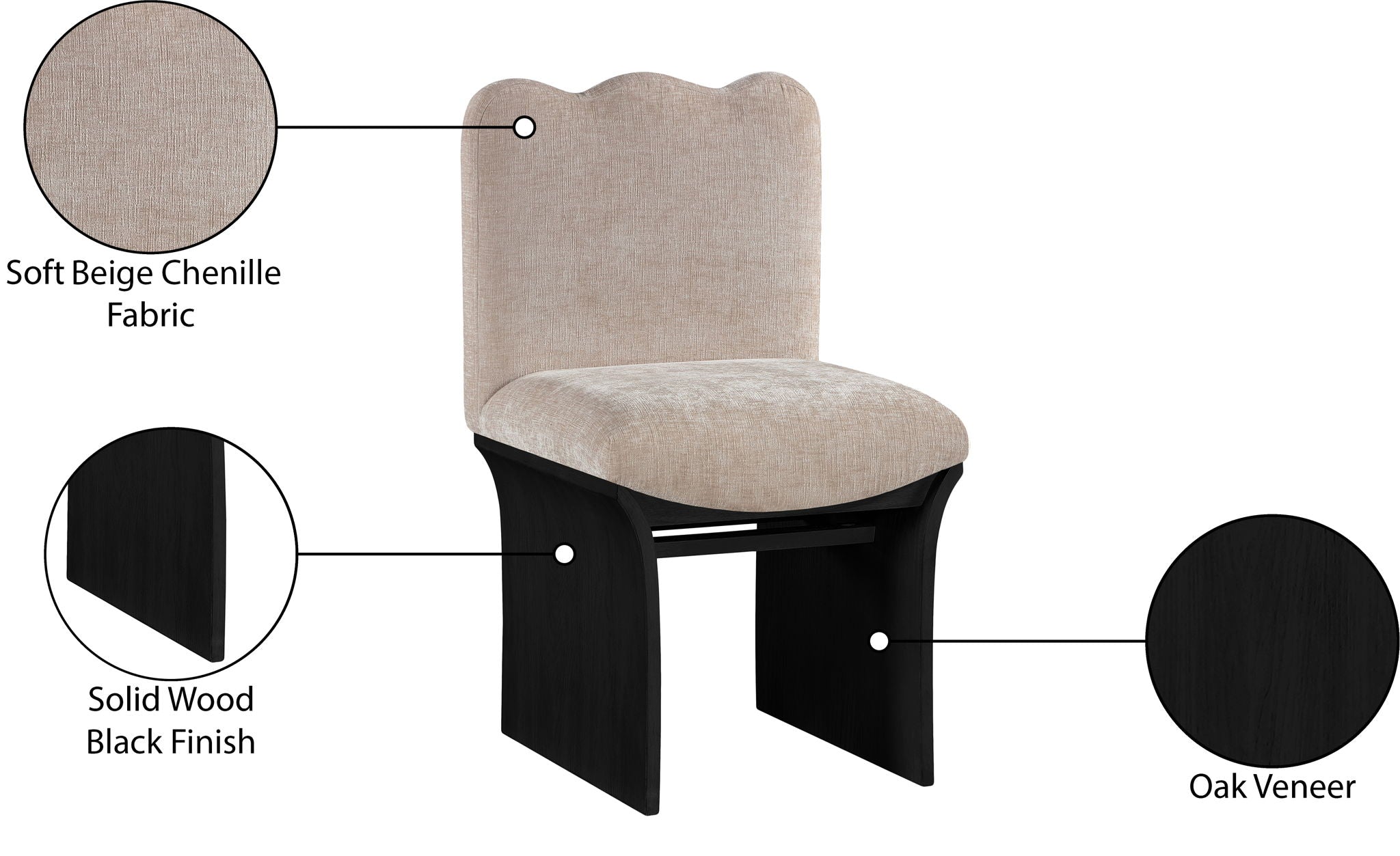 Shaw - Dining Chair - Black Base