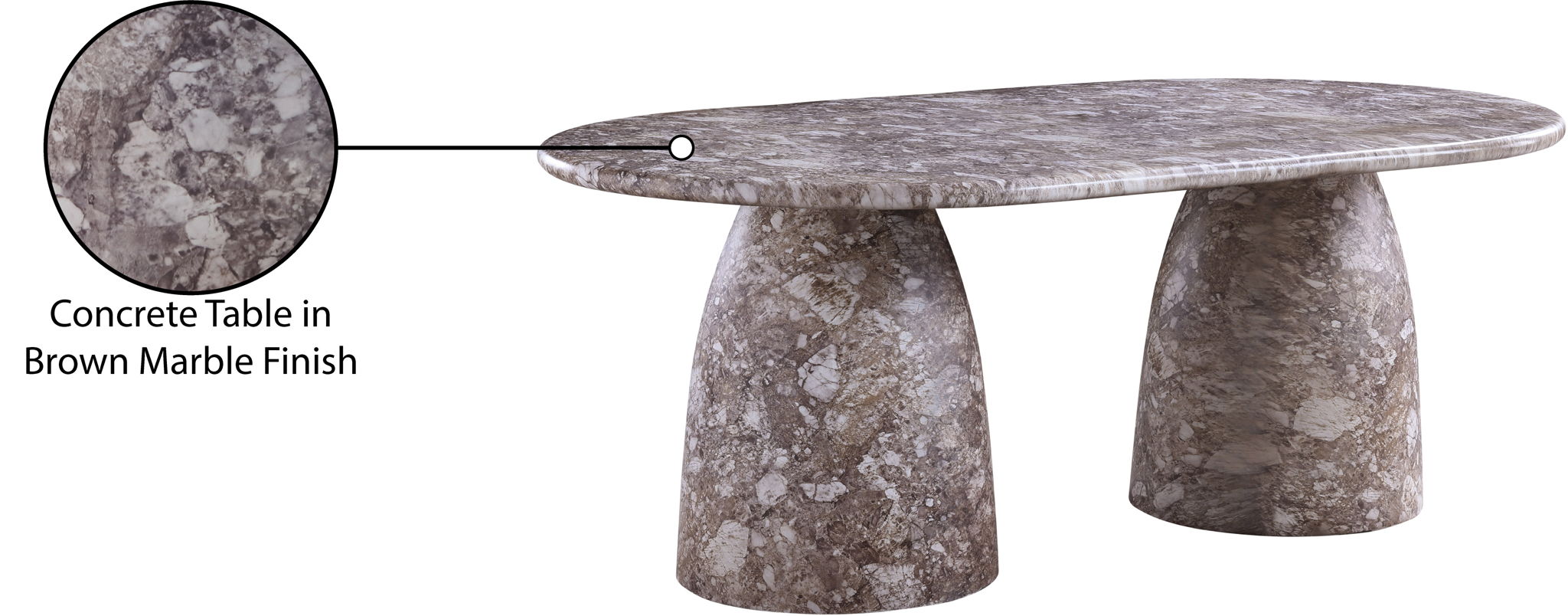 Cosenza - Concrete Dining Table
