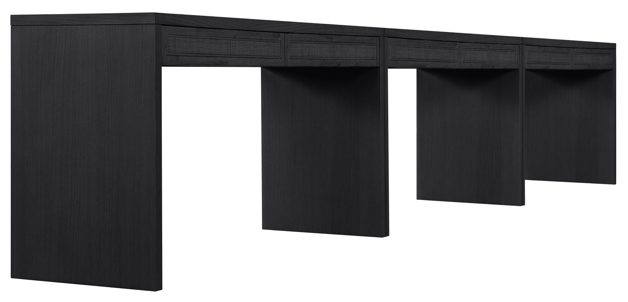 Avro - Solid Wood And Oak Veneer Desk
