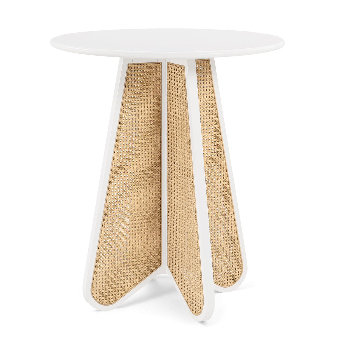 Butterfly - Solid Wood And Natural Cane Table