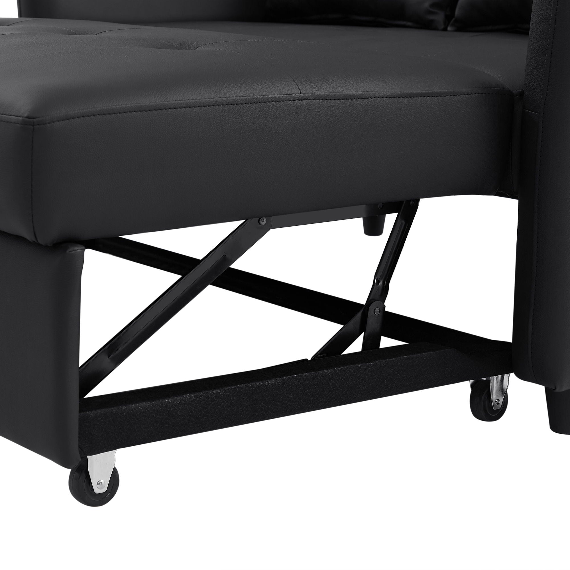 Convertible Sleeper Sofa Bed With 3 USB Ports
