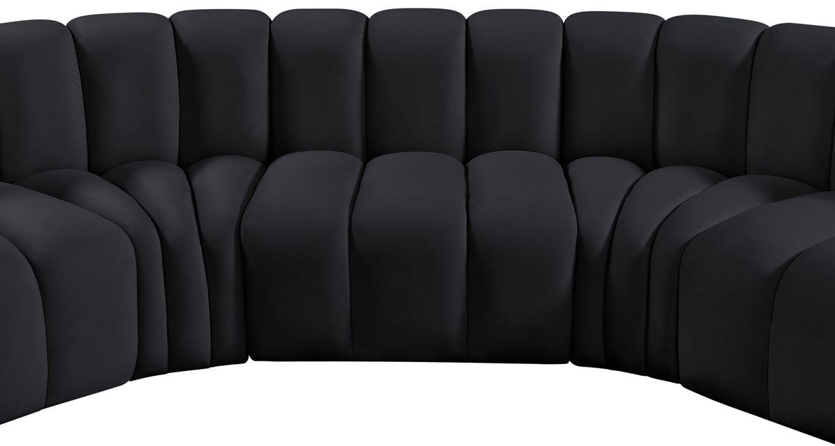 Arc - Velvet 7 Piece Modular Sofa