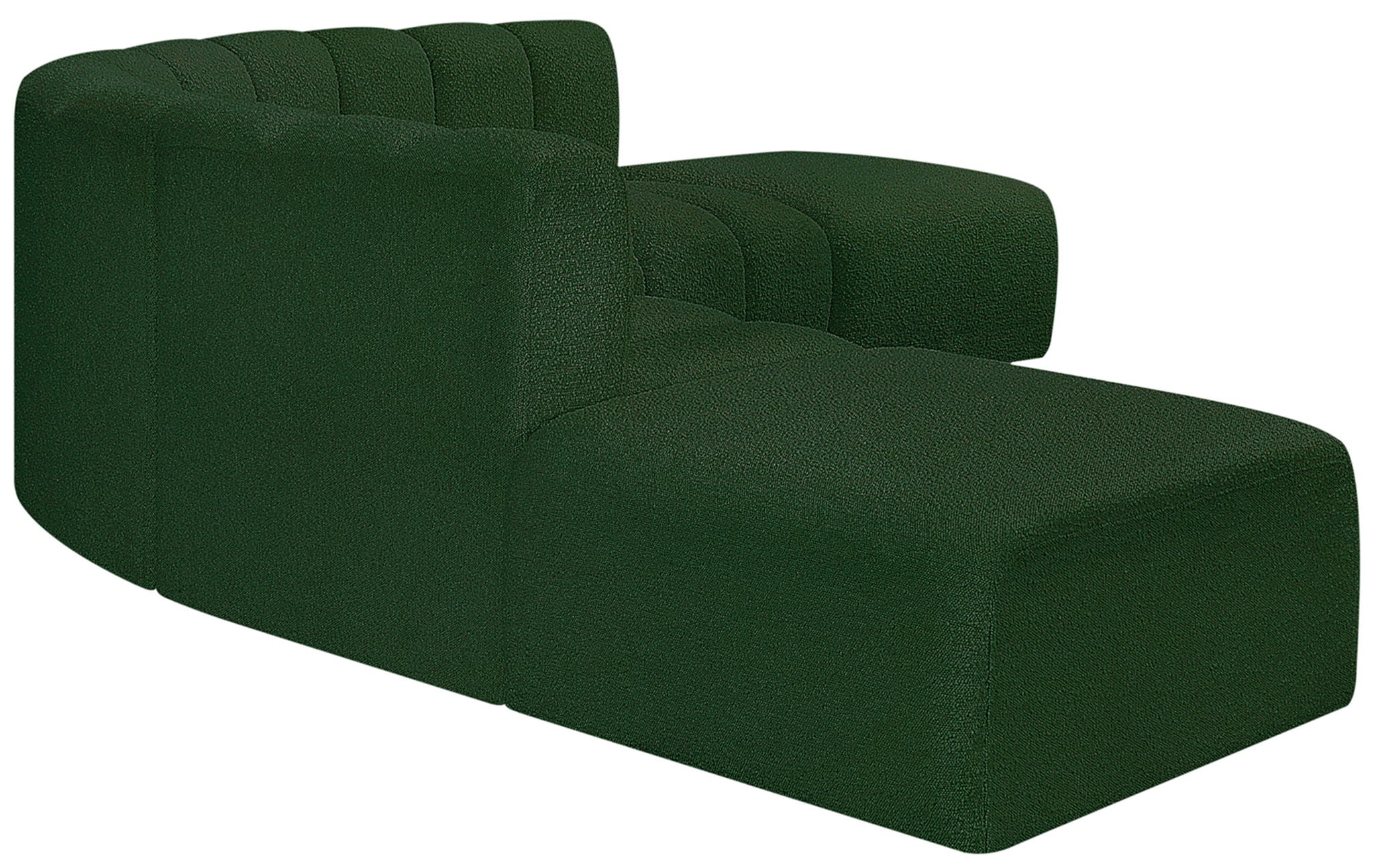 Arc - Boucle Fabric 6 Piece Corner Modular Sofa