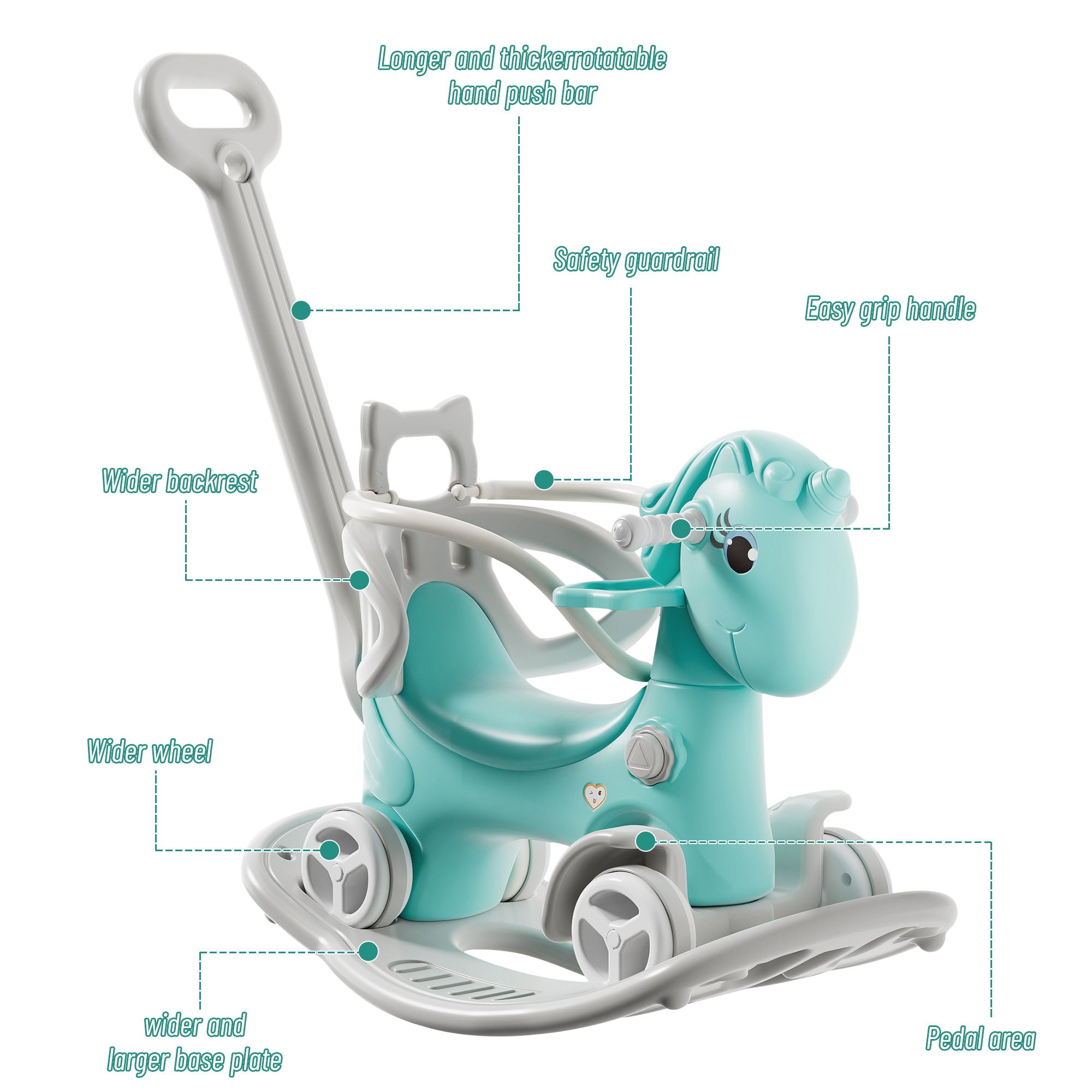 Unicorn Rocking Horse For Toddlers