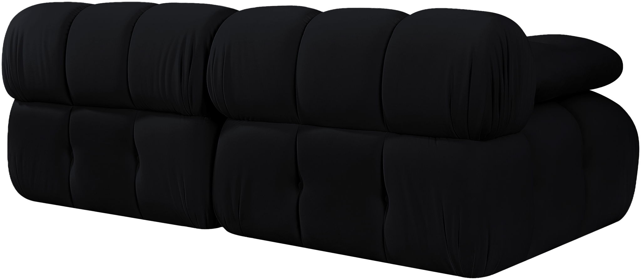 Orin - Velvet Performance Fabric Upholstered 2 Piece Modular Sofa