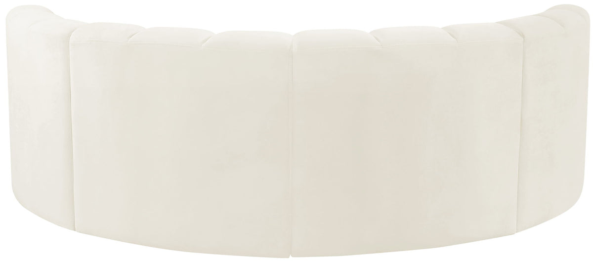 Arc - Velvet 4 Piece U-Shaped Modular Sofa