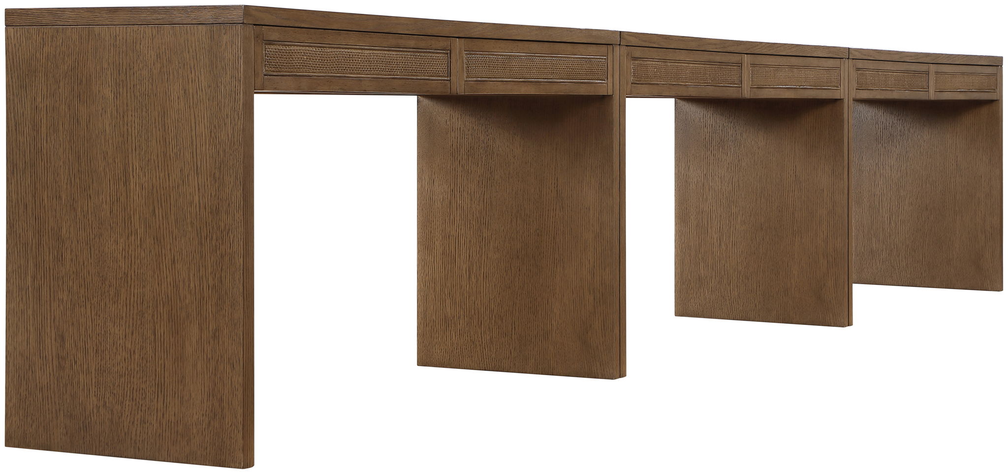 Avro - Solid Wood And Oak Veneer Desk