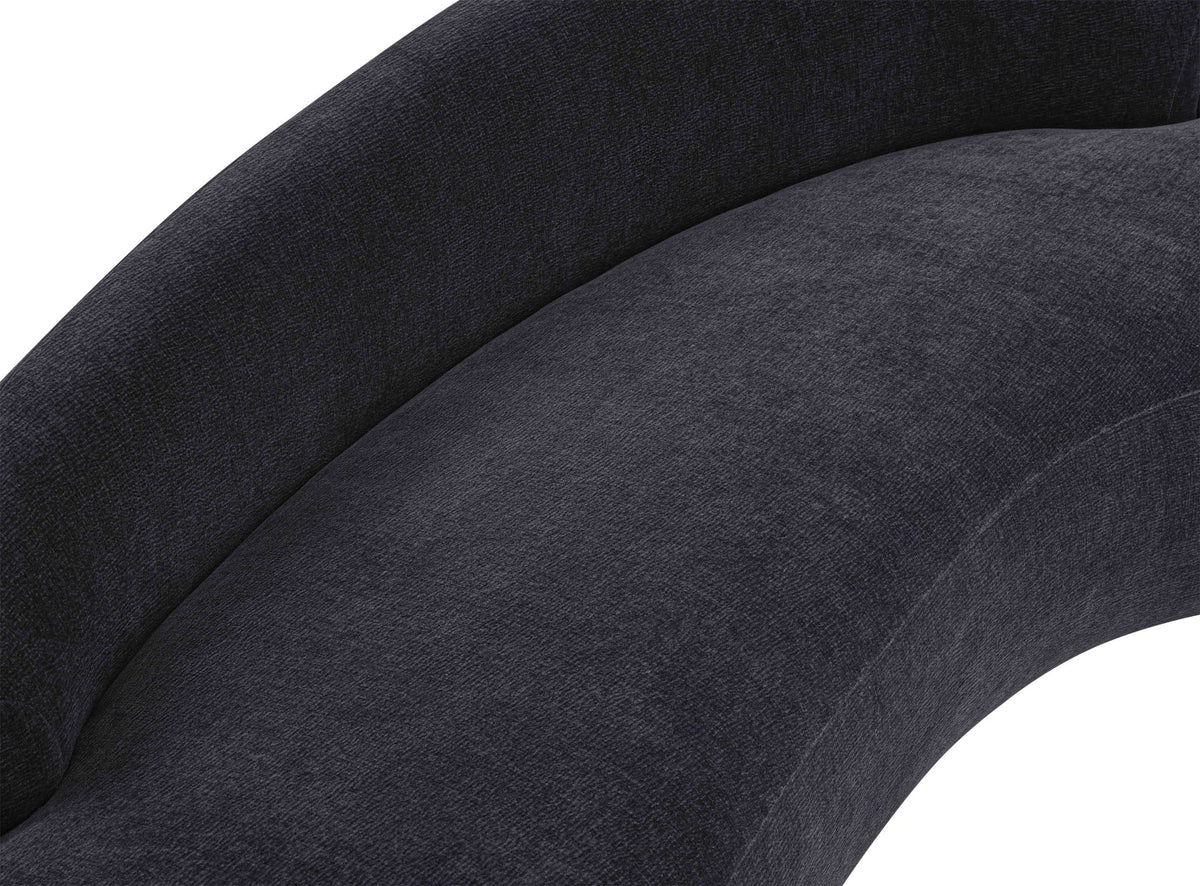 Caspian - Chenille Fabric Upholstered Loveseat